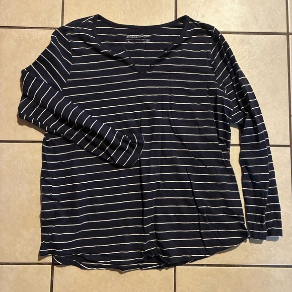 Eddie Bauer Tops - Eddie Bauer Women's XL Blue Long Sleeve T-Shirt Casual